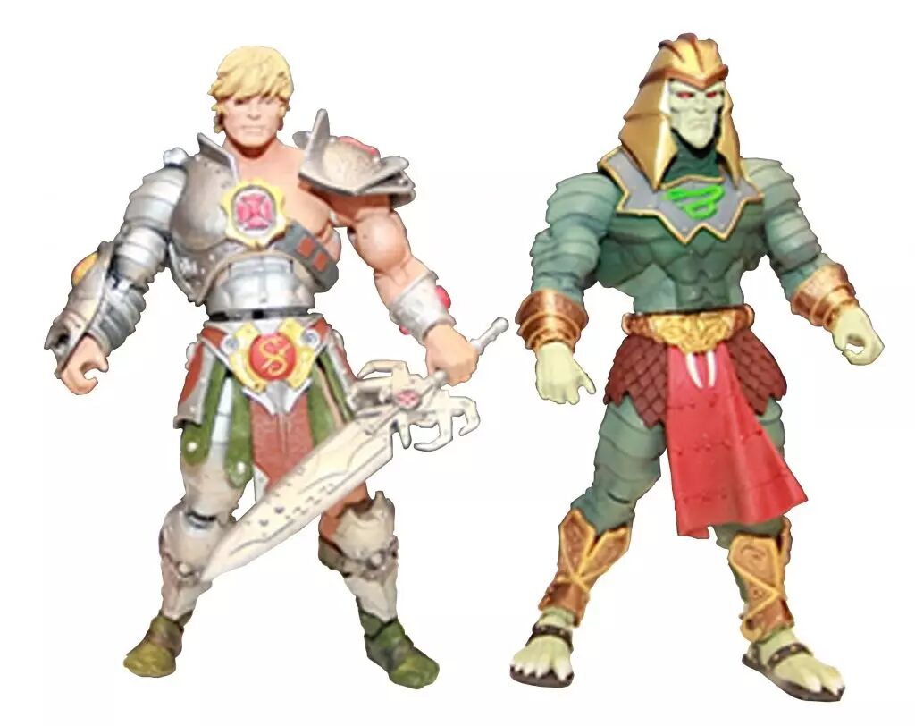 Mattel: Snake Armor He-man e Battle Armor King Hsss 200x version