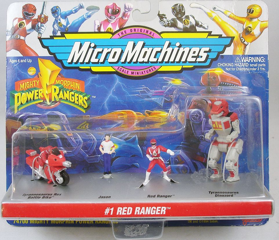 Mighty Morphin Power Rangers Micro Machines Galoob 1994 1 Red Ranger
