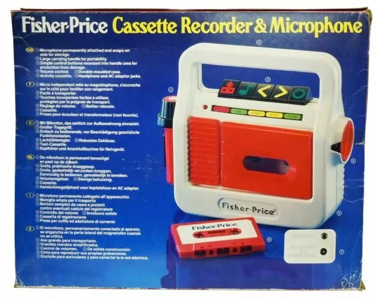 FisherPrice Cassette Recorder & Microphone