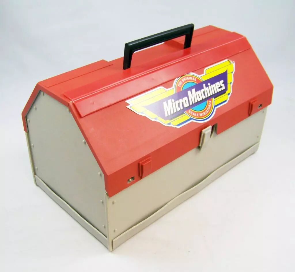 Micro Machines Galoob Ideal 1989 Super City Playsets (Toolbox) loose with box