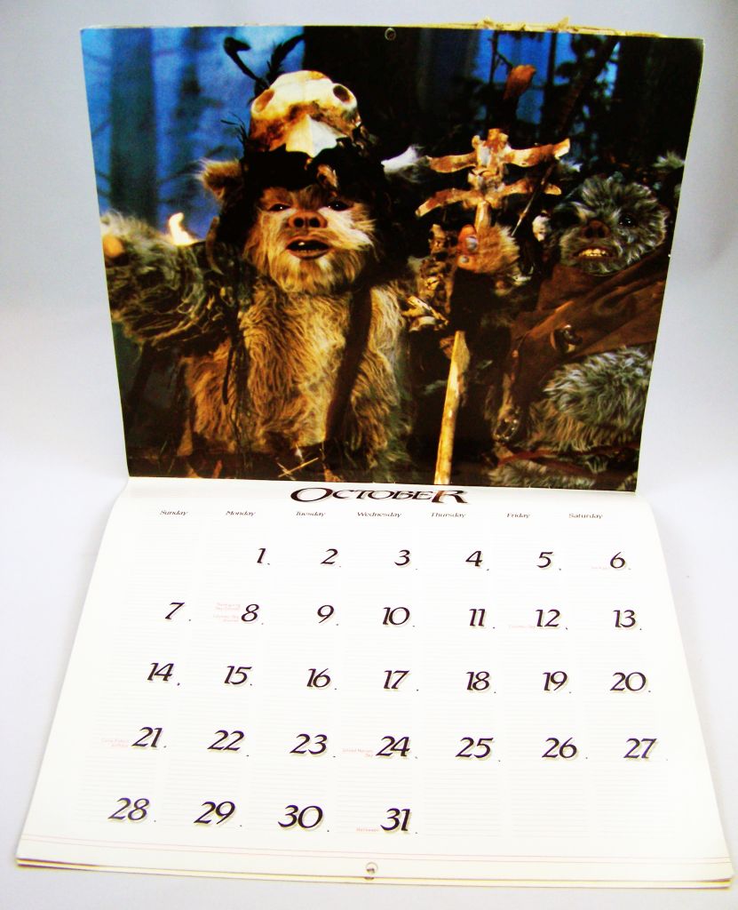 Return of the Jedi Calendrier (Calendar) 1984