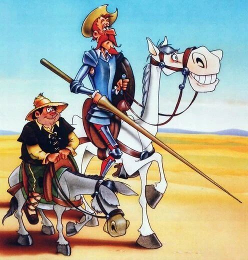 Don Quichotte et Sancho Panza