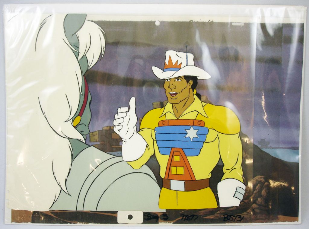 BRAVESTARR Original Animation Production Cel - Marshall Bravestarr