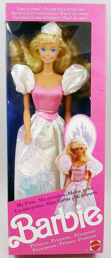 Barbie - Ma Première Barbie Princesse - Mattel 1989 (ref.9942)