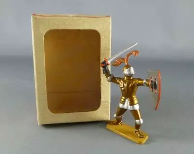 Starlux moyen age pied ocre en ceux chevalier armure - Collection