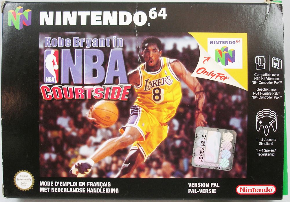 kobe bryant nba courtside n64