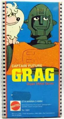 Capitaine Flam Grag Glague GA 97 Robot métal complet Popy Japan 1980
