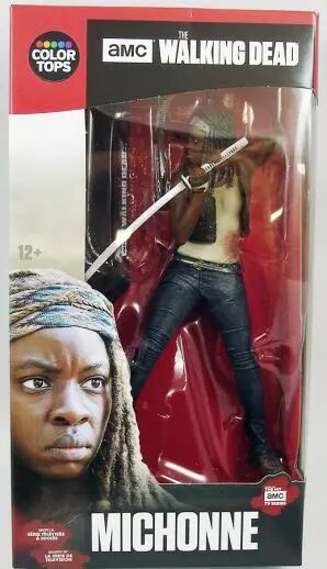 McFarlane Toys The Walking Dead - Action Figure Michonne 12 Cm - Serie TV, Con Katana E Accessori, 22 Punti Articolazione
