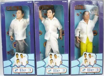 2 Be 3 - Frank, Filip et Adel - Poup�es 30cm - Jalec 1997 - Neuves en boite
