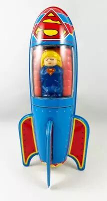 Superman - Superman Classic Rocket - Tin Toy - Schylling