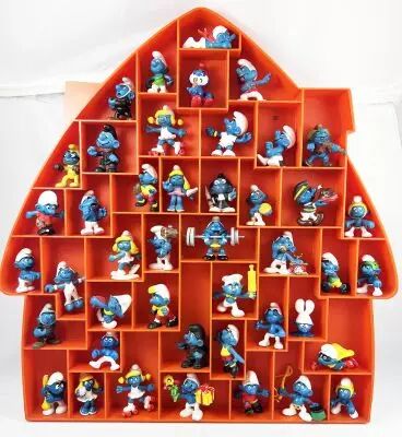 Les Schtroumpfs - Bully - Présentoir Collection Maison Orange 44 cases 01.jpg