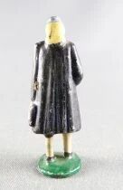 0 Gauge 1:43 French Lead Figure 40mm Woman Trenchcoat & Hand Bag