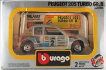 Bburago BBURAGO Peugeot205Turbo Gr Voiture Train 