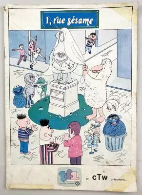 1 Rue S�same (Sesame Street) - Dossier de Presse TF1 & CTW (1980)