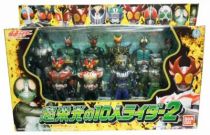 10 Masked Riders Collector Set - 5\'\' Action Figures - Bandai