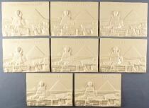 18 x Advertising Signs Les Coop? Stenval? - The Great Monuments of History