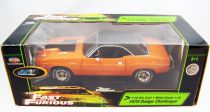 2 Fast 2 Furious - 1970 Dodge Challenger (métal 1:18ème) Joyride