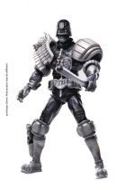 2000 AD: Judge Dredd - Hiya Toys - Judge Dredd (Black & White) 1:18 Scale Figure