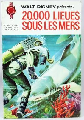 20.000 lieues sous les mers - Bande dessin�e - Album Walt Disney pr�sente n�66 - 1966