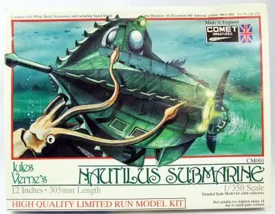 20000 Lieues Sous les Mers - Le Nautilus - Maquette au 1/350�me Comet Miniatures