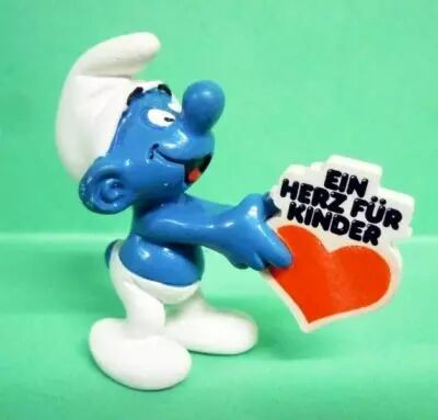 20125 Schtroumpf \'\'Ein herz f�r kinder\'\'