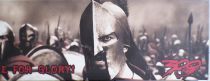 300 - Spartans, Prepare for Glory - Poster Printed Canvas on Wood Frame 120x30cm 48\ x12\ 