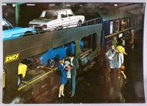 4 Cartes Postales CPSM Sncf Train Auto Couchettes 1969/70 Neuves