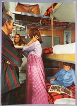 4 Cartes Postales CPSM Sncf Train Auto Couchettes 1969/70 Neuves