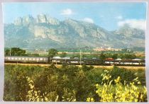 4 Vintage Postcards Sncf Car-Sleeper Express 1969/70 Mint