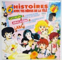 6 Histoires avec tes Héros de la Télé Vol. 4 - Disque 33T - Georgie, Juliette je t\'aime & Lamu (AB Productions 1987)