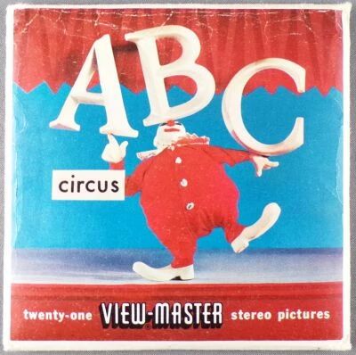 ABC Circus - 3 x Sawyer\'s View-Master Discs Set Ref. B 411