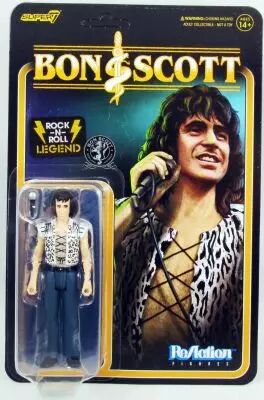 AC/DC - Bon Scott \ Rock\'N Roll Legend\  - Figurine Reaction Super7