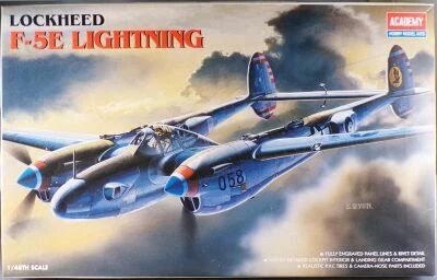 Academy Hobby Model Kits 2149 - Avion USAF Lockheed F-5E Lightning 1/48 Neuf Boite