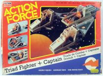 Action Force - Force Galactique - Triad Fighter Triade de Combat & Captain Moondancer