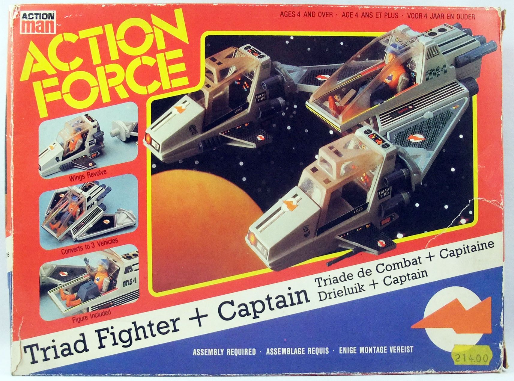 Action Force - Space Force Triad Fighter & Captain Moondancer