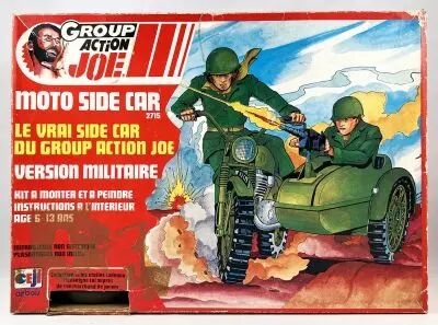 Action Joe (v�hicules) - Moto Side Car - Ceji - R�f 2715 (occasion en boite)