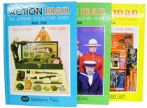 Action Man \'\'The Ultimate Collectors Guide\'\' by Alan Hall - Vol.1 (1966-1969), Vol.2 (1970-1977) & Vol.3 (1978-1984) - Middl