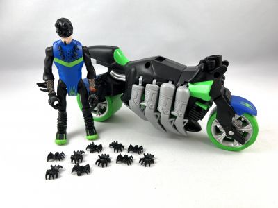 Action Man A.T.O.M. - Alpha Team Villains - Spyday and his motorbike