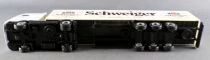 Adtruck Ho 1/87 Camion Mercedes Actros Kam Lun Blanc Semi Remorque Brasseur Schweiger