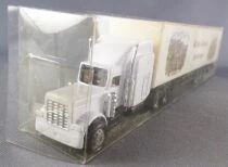 Adtruck Ho 1/87 Camion Peterbilt 379 Blanc & Remorque Ch&acirc;teaux du Roi Ludwig Neuf en Boite
