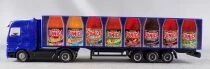 Adtruck Ho 1:87 Mercedes Actros Kam Lun White Truck & Punica Fruit Juice Road Trailer