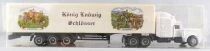 Adtruck Ho 1:87 Peterbilt 379 White Truck & King Ludwig Castles Road Trailer Mint in Box