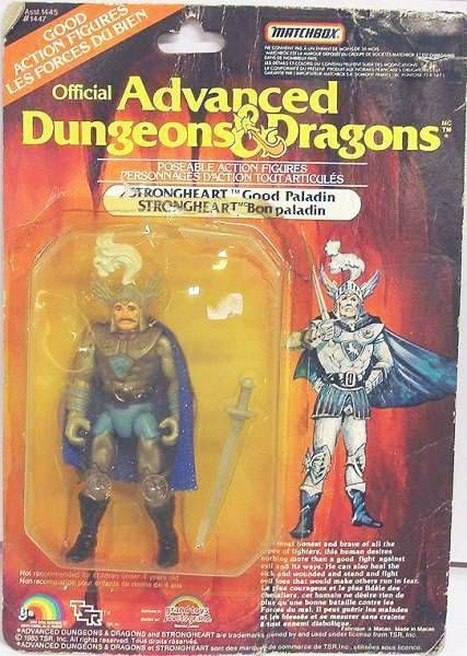 Advanced Dungeons & Dragons   LJN   Strongheart Canada card