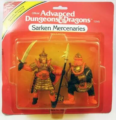 Advanced Dungeons & Dragons - LJN TSR Adventure Figures - Sarken Mercenaries