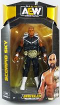 AEW All Elite Wrestling - Scorpio Sky of SCU #38 (Unrivaled Collection Series 5)