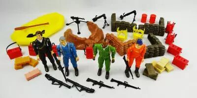 Agence tous risques - Galoob - Set de 4 Figurines articul�es 10cm avec accessoires (loose)
