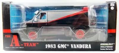 Agence Tous Risques - Greenlight Hollywood - 1983 GMC Vandura (jantes rouges) 1/24�me
