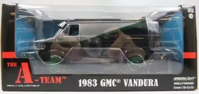 Agence Tous Risques - Greenlight Hollywood - 1983 GMC Vandura (jantes vertes) 1/24�me
