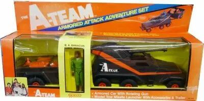 Agence tous risques - V�hicule Galoob - Vehicule Blind� de Reconnaissance avec Barracuda