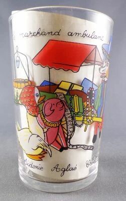 Aglae et Sidonie - Verre � Moutarde - Le Marchand Ambulant Sidonie Agla� Croquetou